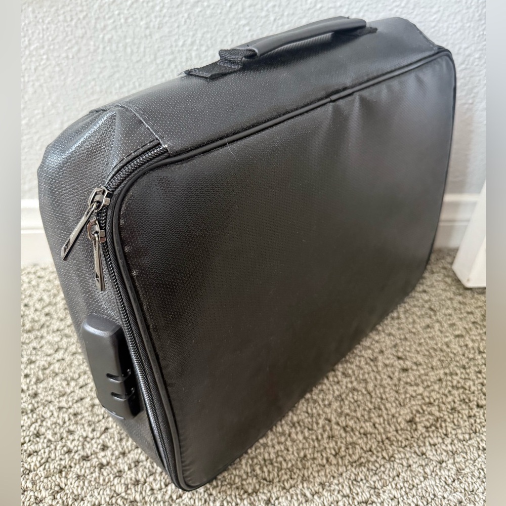 Engpow Black Men's Bag Briefcase/laptop bag/organizer with lock